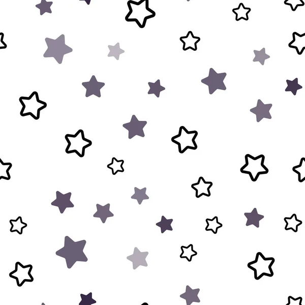 Luz vector púrpura diseño sin costuras con estrellas brillantes . — Archivo Imágenes Vectoriales