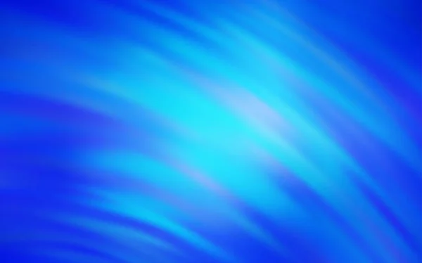 Patrón vectorial de luz azul con líneas curvas. — Vector de stock
