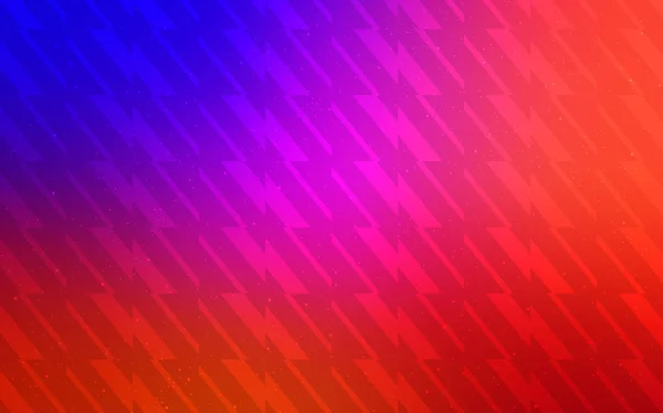 Hellblauer, roter Vektorhintergrund mit geraden Linien. — Stockvektor
