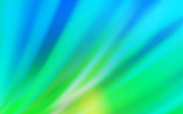 Světle modrá, zelená vektorová lesklá abstraktní dispozice. — Stockový vektor