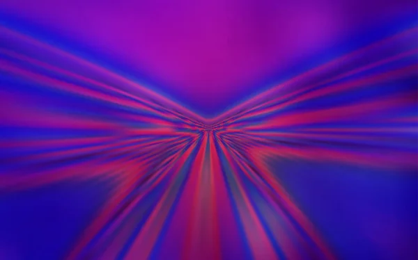 Ljus lila vektor mönster med böjda linjer. — Stock vektor