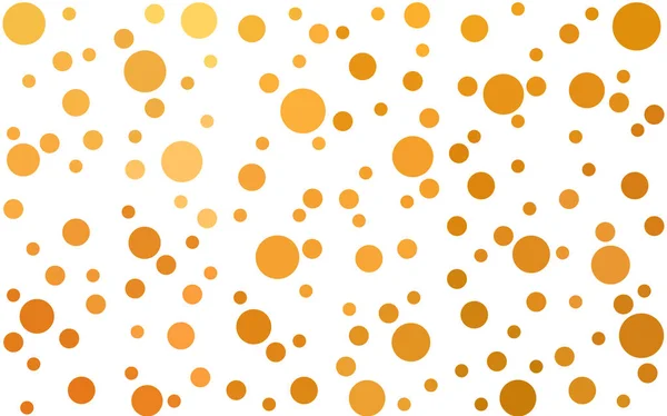Світло-оранжевий векторний фон з плямами . — стоковий вектор