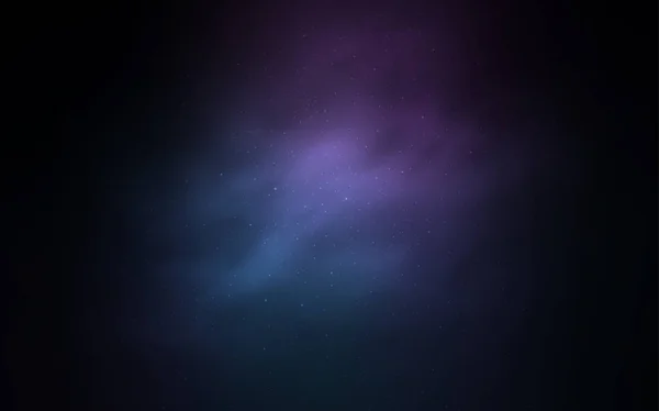 Dunkelrosa, blaues Vektorlayout mit kosmischen Sternen. — Stockvektor