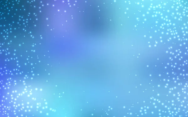 Ανοιχτό ροζ, μπλε διανυσματική διάταξη με κοσμικά αστέρια. — Διανυσματικό Αρχείο