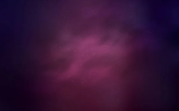 Texture vectorielle violet foncé avec étoiles de la voie lactée . — Image vectorielle