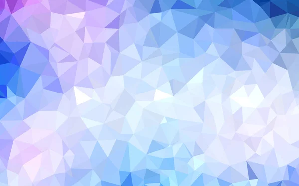 Licht roze, blauwe vector gradiënt driehoeken template. — Stockvector