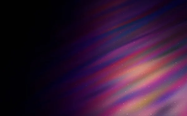 Темно-фиолетовый векторный рисунок со звездами ночного неба . — стоковый вектор