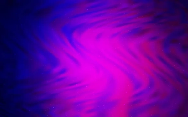 Σκούρο μωβ, ροζ διανυσματικό φόντο με αστέρες του γαλαξία. — Διανυσματικό Αρχείο