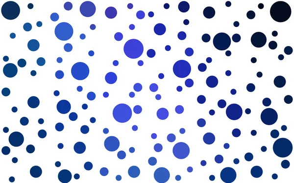 Layout vetorial BLUE escuro com formas de círculo. — Vetor de Stock
