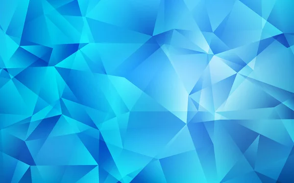 Modèle de triangles de gradient vectoriel bleu clair . — Image vectorielle