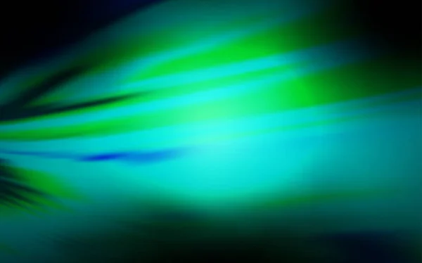 Donkerblauw, groene vector moderne elegante achtergrond. — Stockvector