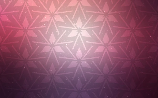 Dunkelviolett, rosa Vektorstruktur mit dreieckigem Stil. — Stockvektor