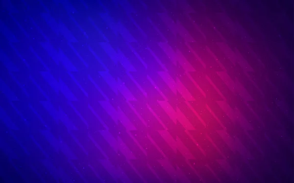 Hellblauer, roter Vektorhintergrund mit geraden Linien. — Stockvektor
