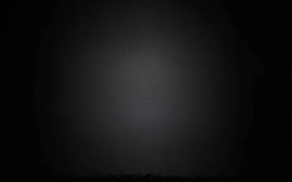 Fondo vectorial gris oscuro con estrellas astronómicas . — Vector de stock