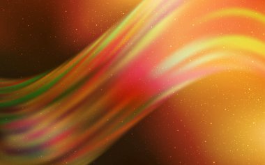 Kozmik yıldızlarla Açık Turuncu vektör düzeni.