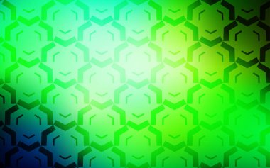 Açık Mavi, çizgileri olan yeşil vektör şablonu.