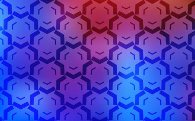 Açık Mavi, eğri çizgili kırmızı vektör şablonu.