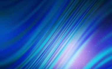 Koyu mavi vektör düzen kozmik yıldız ile.