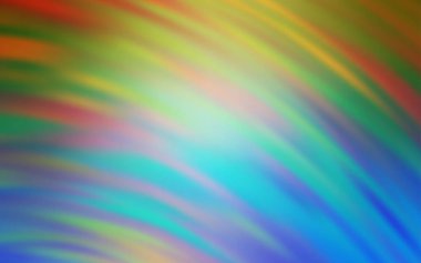 Açık Mavi, eğri çizgileri olan sarı vektör arkaplanı.