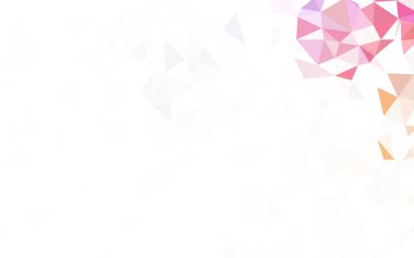 Açık yeşil, sarı vektör soyut poligonal şablonu.