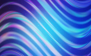 Pembe ışık, vektör şablon alan yıldız ile mavi.