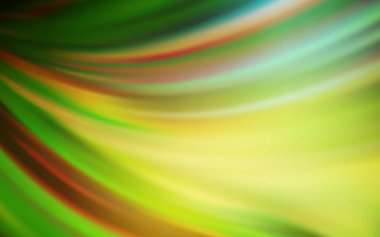 Koyu yeşil, sarı vektör parlak deseni bulanıklaştırdı.