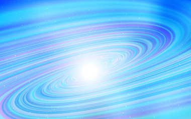 Kozmik Yıldızlar ile açık mavi vektör düzeni.