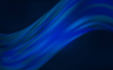 Koyu mavi vektör arka plan gökada yıldız ile.