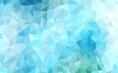 Açık Mavi, Yeşil vektör soyut mozaik arkaplan.