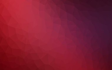 Koyu kırmızı vektör üçgen mozaik dokusu.