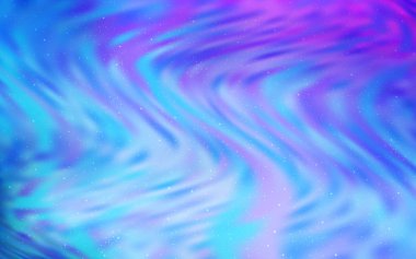 Pembe ışık, vektör şablon alan yıldız ile mavi.