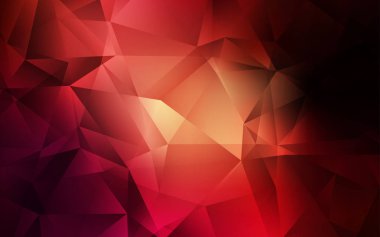 Koyu kırmızı vektör mozaik şablonu.