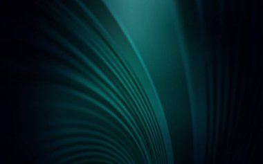 Eğri çizgileri olan koyu yeşil vektör deseni.