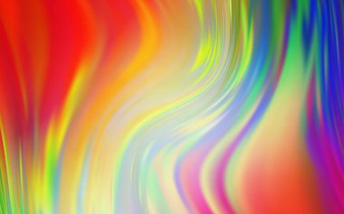 Işık Çokrenkli vektörü bulanık şablon.