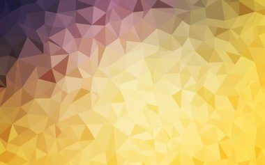 Açık Pembe, Sarı vektör soyut poligonal arka plan.