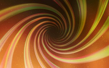 Astronomik yıldızlarla Hafif Turuncu vektör arka planı.