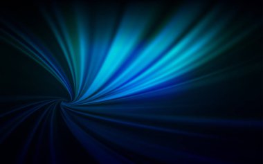 Koyu mavi vektör parlak şablonu bulanıklaştırdı.