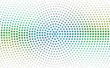 Açık Mavi, benekli sarı vektör arkaplanı.