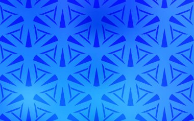 Kristallerle, üçgenlerle hafif BLUE vektör şablonu.