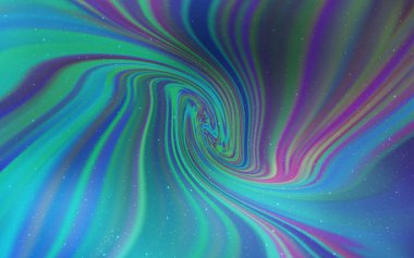 Açık Pembe, Kozmik yıldızlarla mavi vektör düzeni.