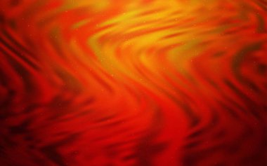 Koyu kırmızı, kozmik yıldızlar ile sarı vektör düzeni.