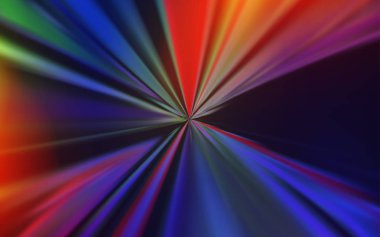 Koyu mavi, kırmızı vektör parlak şablonu bulanıklaştırdı.