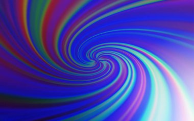 Pembe ışık, vektör zemin eğri çizgiler ile mavi.