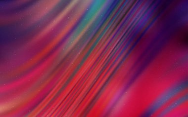 Açık Pembe, kozmik yıldızlarla kırmızı vektör düzeni.