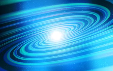 Gökada yıldız ışık mavi vektör arka plan.