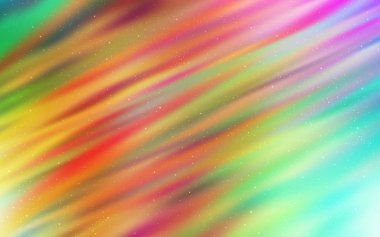 Kozmik yıldız düzeniyle ışık çok renkli vektör.