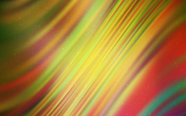 Koyu Yeşil, Kozmik yıldızlarla sarı vektör düzeni.