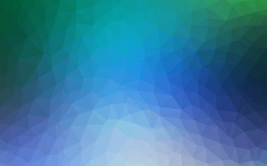 Açık Mavi, Yeşil vektör soyut mozaik arkaplan.