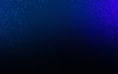 Koyu mavi vektör arka plan gökada yıldız ile.
