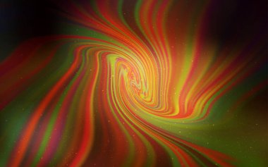 Gece gökyüzü desenle koyu turuncu vektör yıldız.